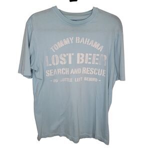 Tommy Bahama Lost Beer Search And Rescue -No Bottle Left Behind T-Shirt Small